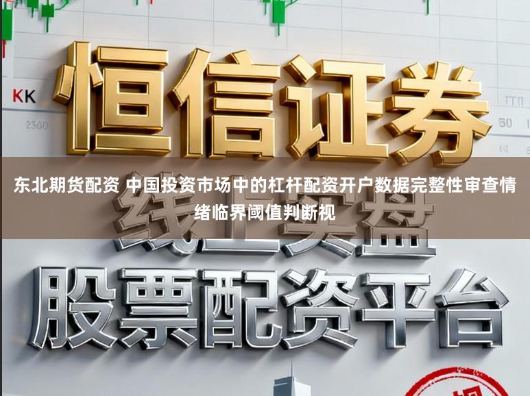 东北期货配资 中国投资市场中的杠杆配资开户数据完整性审查情绪临界阈值判断视