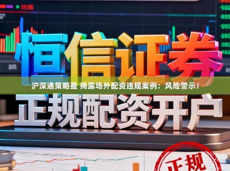 沪深通策略盈 揭露场外配资违规案例：风险警示！